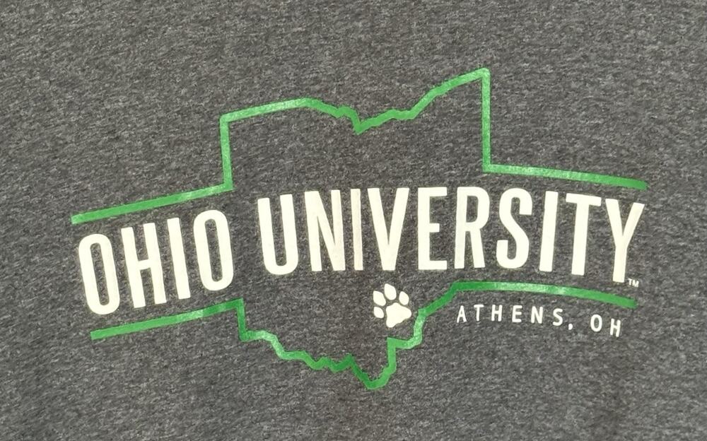 Ohio University Bobcats Gray T-Shirt Long Sleeves XL